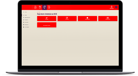 Interface do Conciliador de vendas integrado ao sistema TEF da Getnet em um notebook.